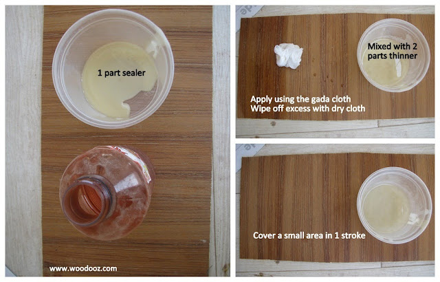 How to seal wood