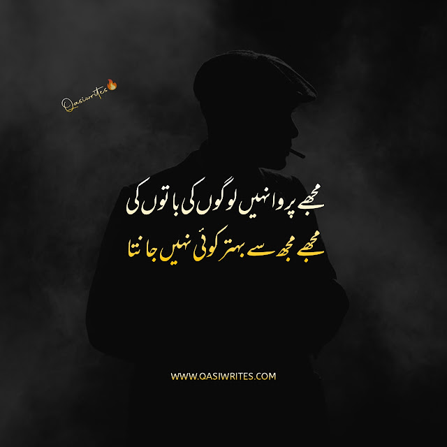 Best Attitude Poetry Quotes in Urdu | Attitude Shayari in Urdu - Qasiwrites