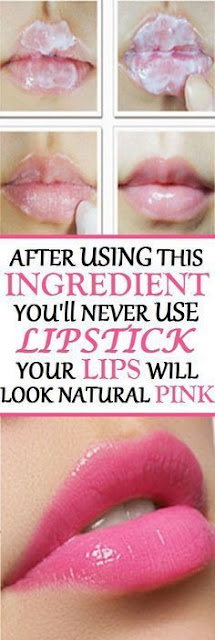 AFTER USING THIS INGREDIENT YOU’LL NEVER USE ANY LIPSTICK. YOUR LIPS WILL LOOK NATURALLY PINK