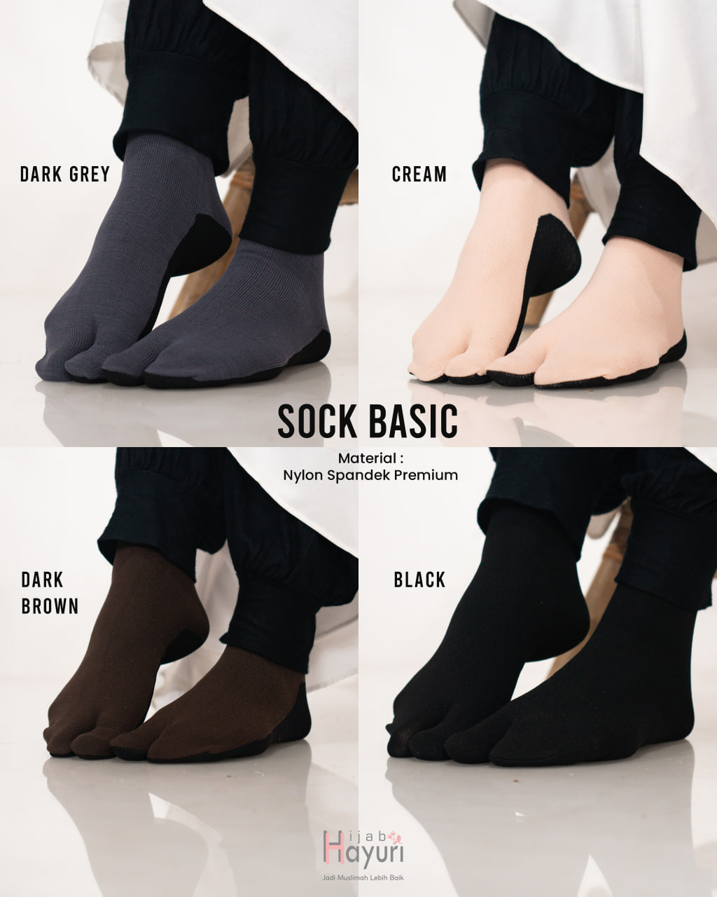 Sock Basic Hijab Hayuri