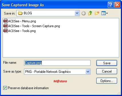 ACDSee Save - Capture Gambar Menggunakan ACDSee