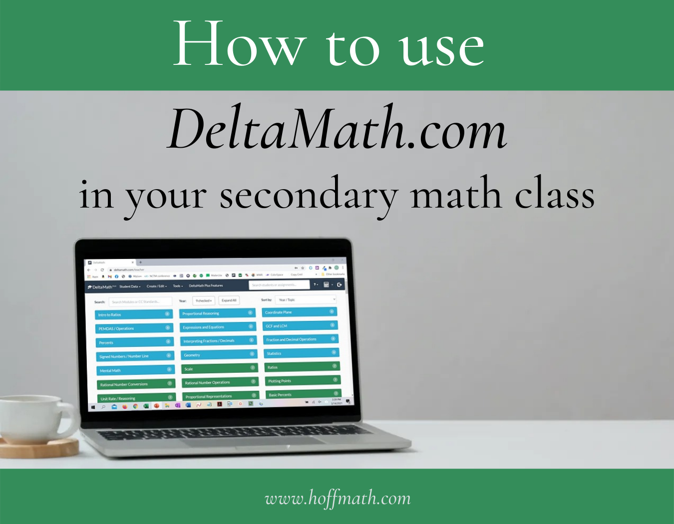 creating an assignment in delta math