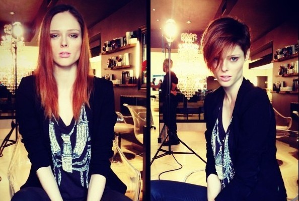 Image for  Coco Rocha Chops Off Her Long Locks  1
