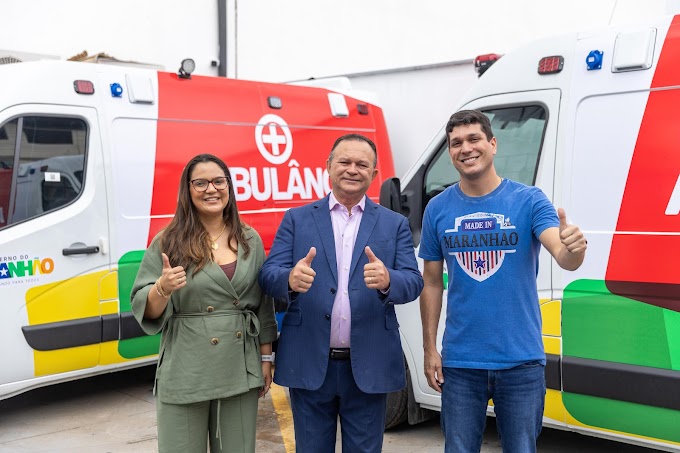 Brandão inaugura equipamento que moderniza e acelera serviços de saúde no MA e entrega ambulâncias