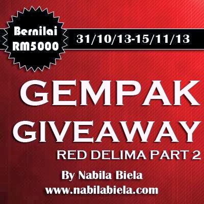 "Gempak Giveaway Red Delima Part 2"