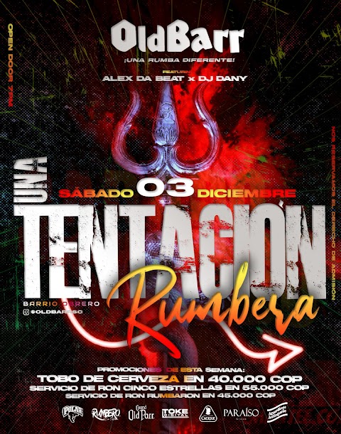 FLYER | Old Barr / Una Tentacion Rumbera