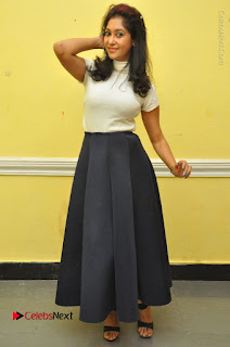 Telugu Actress Sindhu Affan Latest Pos in Black Skirt at Www.Meena Bazaar Movie Opening  0051.JPG