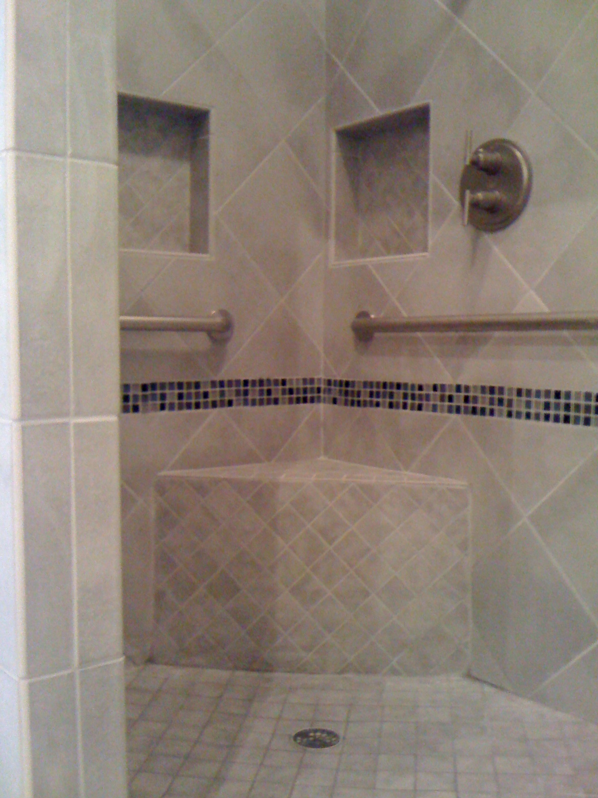 bath tile ideas The second problem is that they are under-scaled!