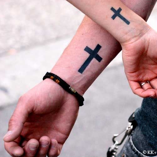 cross tattoos on paper. cross tattoos on paper.