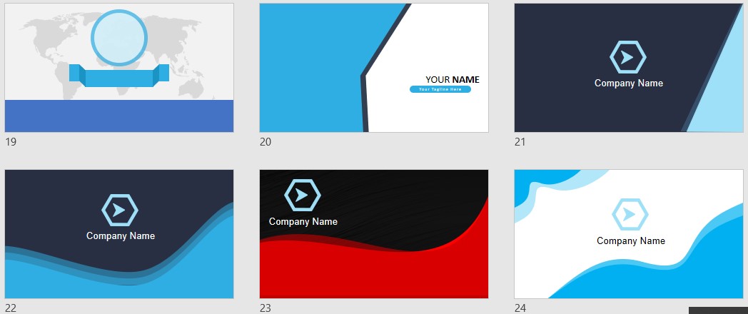 Download 33 Desain  ID  Card  PowerPoint gratiss