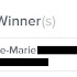 And the winner of the giveaway is....