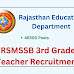 Rajasthan 3rd Grade Teacher Recruitment 2022-23 [48000 Post] Notification and Online Form