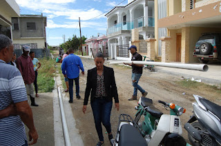 Alcaldía Municipal entrega tubos para agua en Lucero Segundo 