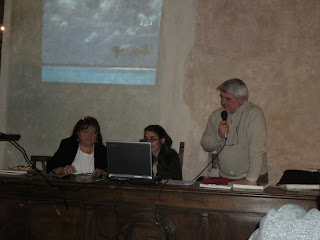 Patrizia Ronchini, Donata Paini e il presidente della Pro Loco Aldo Stocchi
