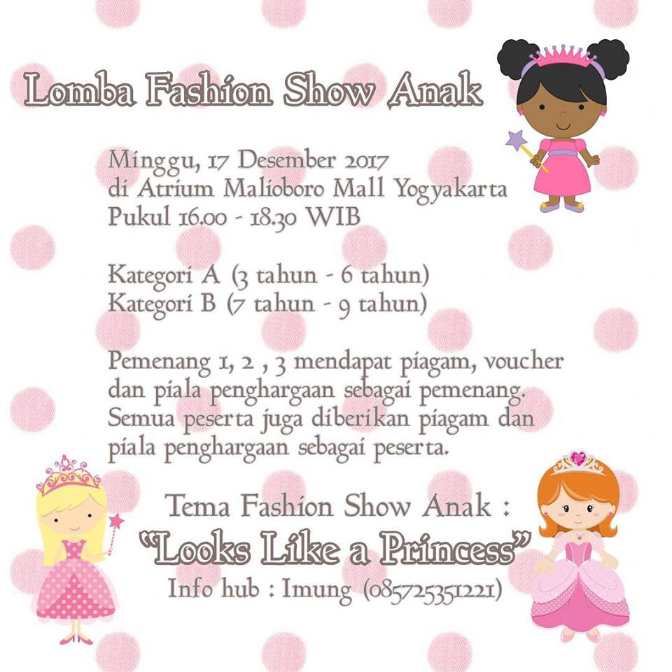  Lomba  Fashion  Show  Anak  2019 LOMBA  FASHION  SHOW  2019 2020