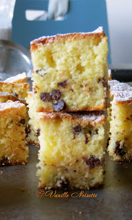 BLONDIES AUX PEPITES DE CHOCOLAT