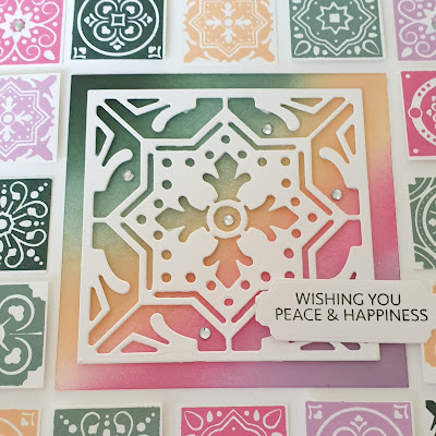 In-Colors blending Today's Tiles Stampin up