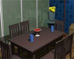 Solucion Blue Dining Room Escape Juegos