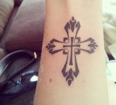 simple cross tattoos