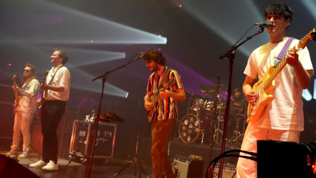 Goose's four-night residency at the Capitol Theatre concluded on April 10, featuring an extended jam with Vampire Weekend (photograph by Jeff Kravitz)