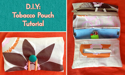 sewing tobacco pouch