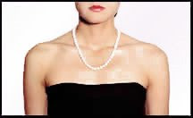 pearl necklace length 18 inches