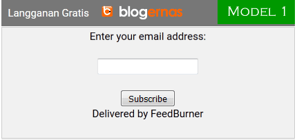 Cara Pasang Widget Langganan Tulisan di Blog