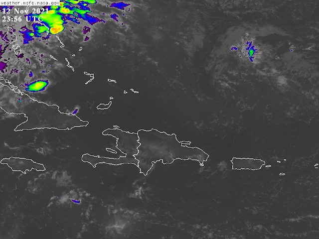 Escasas lluvias y temperaturas frescas en la República Dominicana