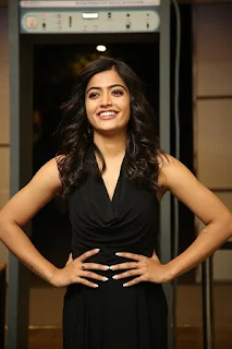 Actress Rashmika Mandanna Stills at Sarileru Neekevvaru Thanks Meet