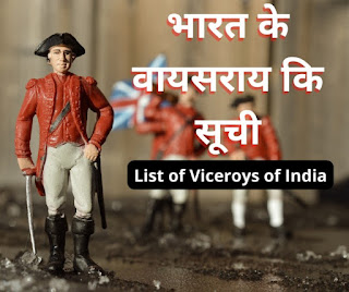 List of Viceroys of India