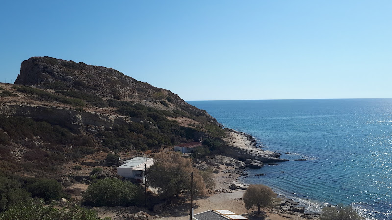 The secluded bay beyond Stegna