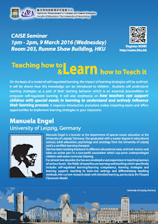 CAISE Seminar: Teaching how to Learn and Learn how to Teach it