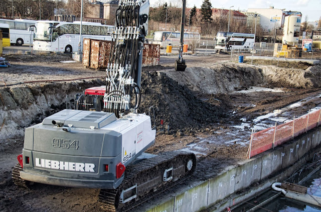 Baustelle Neubau der S-Bahn Verbindung Berlin Hbf - Nordring, 10557 Berlin, Heidestraße, S21, 06.02.2014