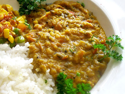 Red Lentil and Moong Dal