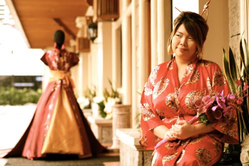 The color Red dominated our Oriental Theme Wedding for Jonathan and Lory