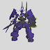 [Download] Free Papercrafts Gundam Dilanza  - The witch from mercury [Kita] Mix color Violet