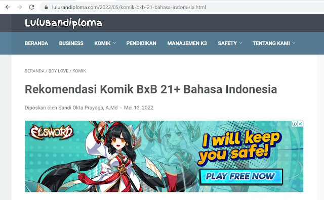 Aplikasi Komik bxb 21 bahasa indonesia