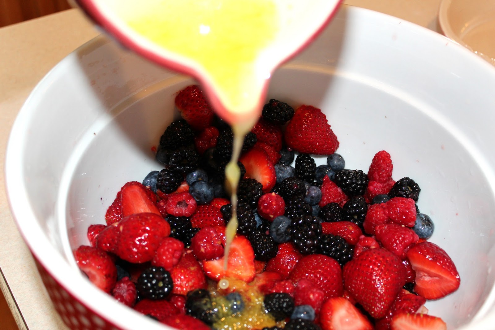 Hey, Mom! What's For Dinner?: Berries with Limoncello & Mint