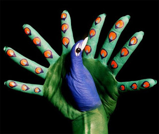 Peacock (Hand Art)