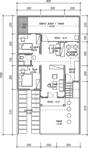 Rumah Desain: Rumah type 51 - 120