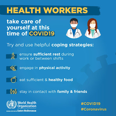 COVID-19 Health workers look after yourselves