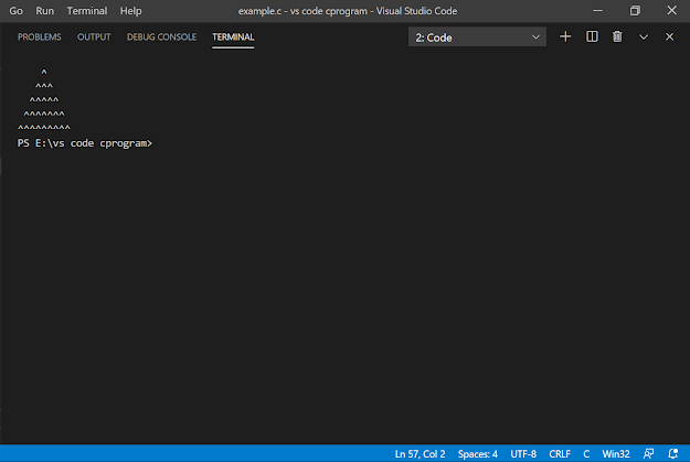 pattern program in c