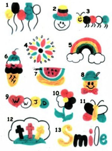 Simple Cheek Face Painting Designs For Kids