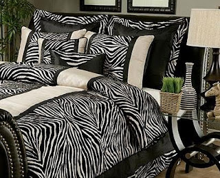 zebra bedding