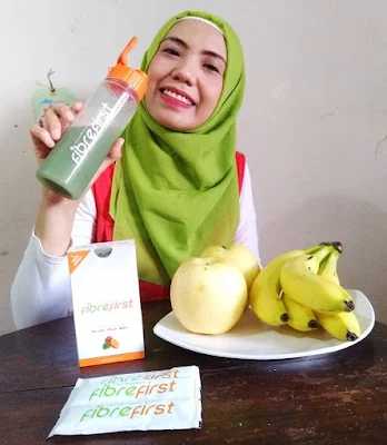 makan makanan kaya serat dan minum fibrefirst