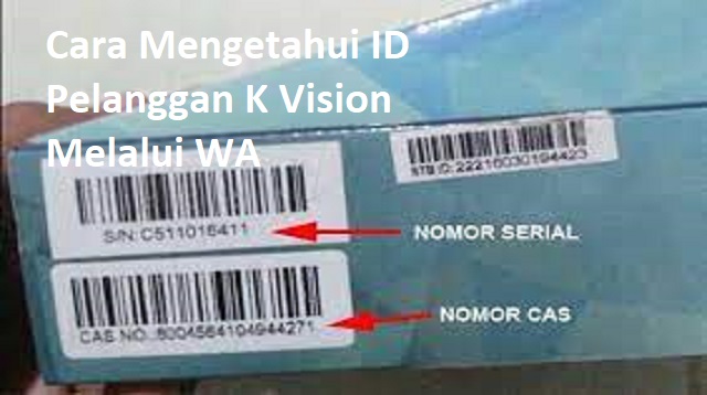 Cara Mengetahui ID Pelanggan K Vision Melalui WA