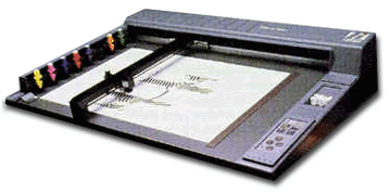 Flat-bed plotter