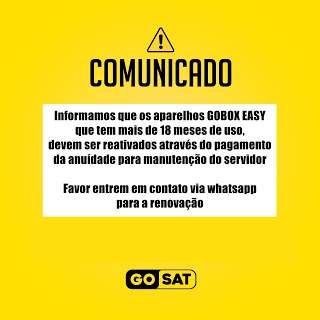 GOBOX EASY RENOVAÇÃO DO STREAM - 02/08/2019