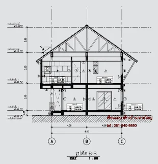 แบบบ้านปฏิทินตราช้าง บ้านสองชั้น 3ห้องนอน 2ห้องน้ำ พ.ศ 2558 [2]