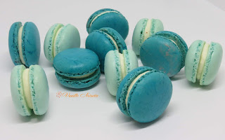 Macarons ganache noix de coco